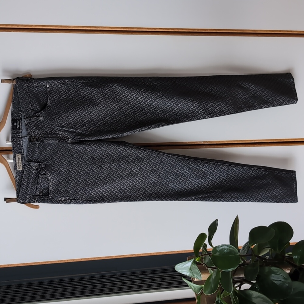 AG Adriano Goldschmeid Gunmetal Absolute Legging Skinny Jeans 28